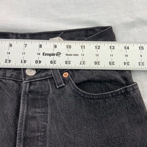 Vintage Levis 17501 Black 26x27‎ (7M) Jeans High Waisted Custom USA Made - Picture 5 of 11